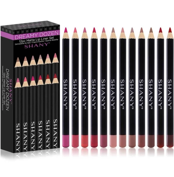 SHANY Dreamy Dozen Matte Lip Liner Set