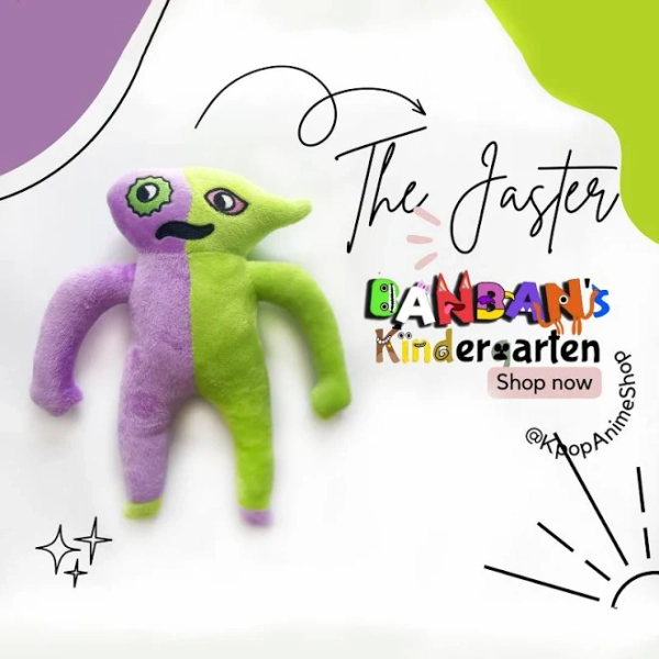 Jester Blitzercup Garten of Banban 7 Plush Toy: Rainbow Cuddle Buddy