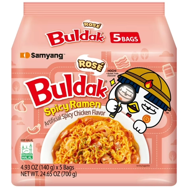 Samyang Buldak Rose Ramen 5-pack