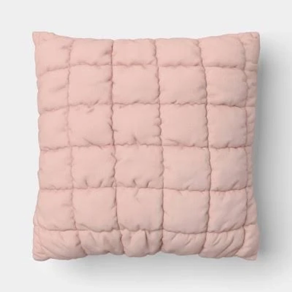 Room Essentials 19"x19" Quilted Solid Pillow