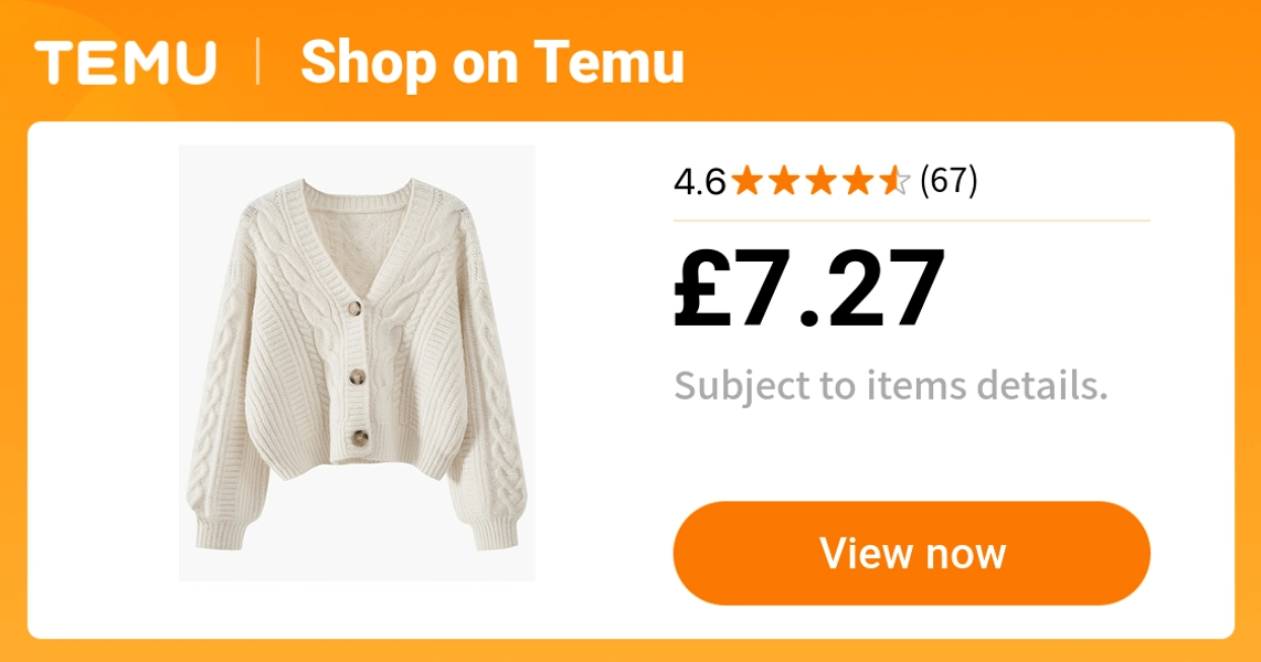 womens elegant v neck cable cardigan loose fitting short - Temu United Kingdom