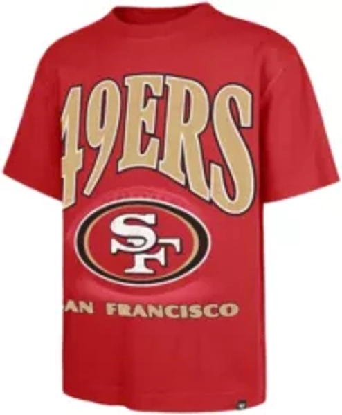 '47 Men's San Francisco 49ers Red Power Shot Foundation T-Shirt