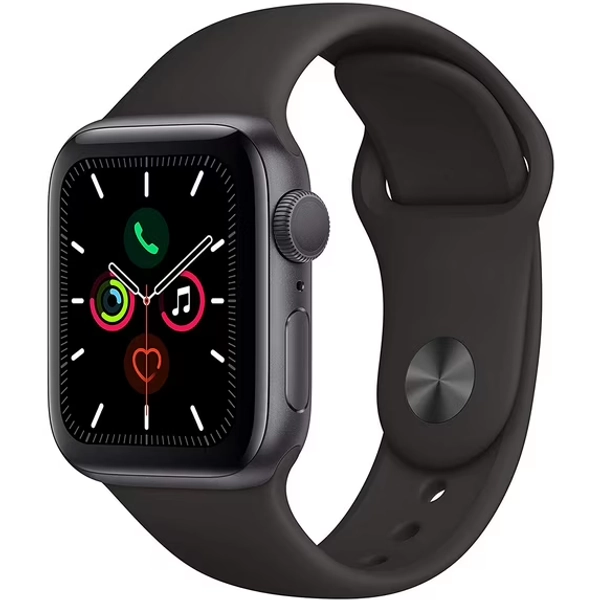 Restored Apple Watch Series 5 (GPS, 44mm) - Aluminum Case - Space Gray Sport Band (Refurbished)