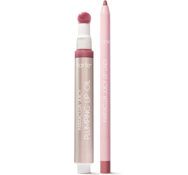 Tarte Maracuja Juicy Lip Icons Plumping Lip Oil & Liner Duo