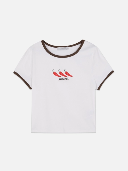 9-15yrs | Ringer Graphic T-Shirt