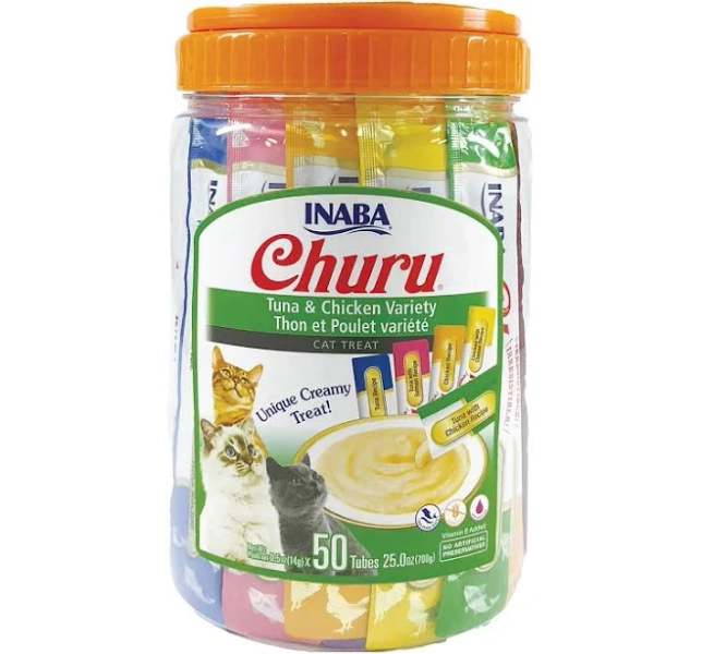 Churu Puree Tuna & Chicken Variety Pack Cat Treats