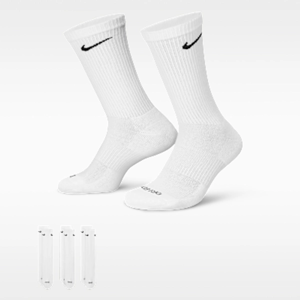 Nike Everyday Plus Cushioned Training Crew Socks (3 Pairs)