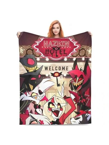 VOX H- Alastor Game Warm Soft Blanket Travel Office Plush Bedding Throws Fluffy Couch Bed Flannel Bedspread