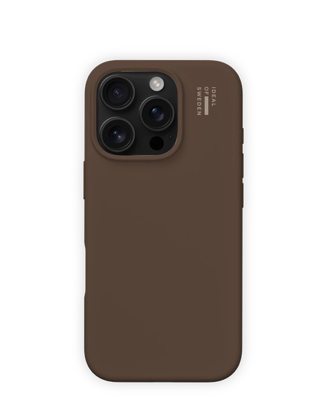 Silicone Case MagSafe iPhone 16 Pro Mocha Mousse
