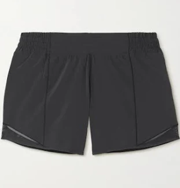 lululemon Hotty Hot Low-rise Mesh-paneled Stretch Recycled-swift Shorts