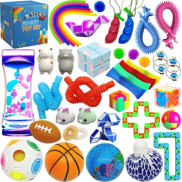 41 Pcs Sensory Fidget Toys Pack