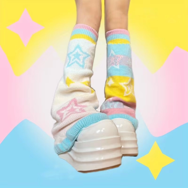 fashion   candy color sweet cool stars front back two - Temu