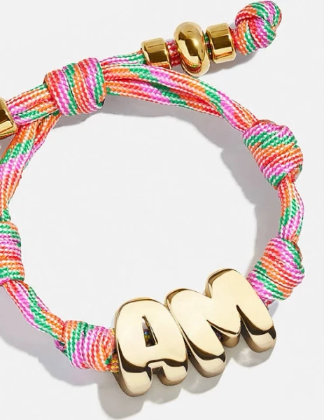 BaubleBar Knotty Initial Custom Bracelet