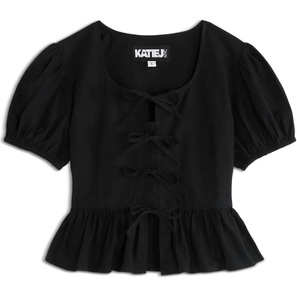 Katiejnyc Girls' Tween Peplum Top