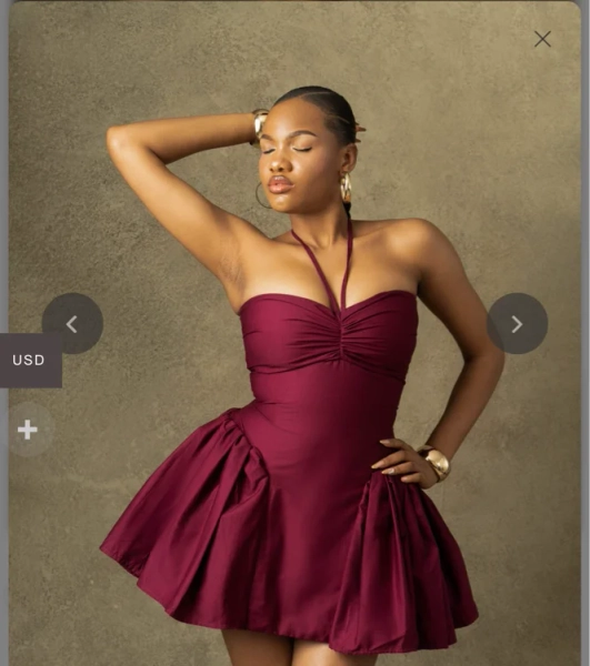 Biobele Corset Mini Dress - Stella Yedia