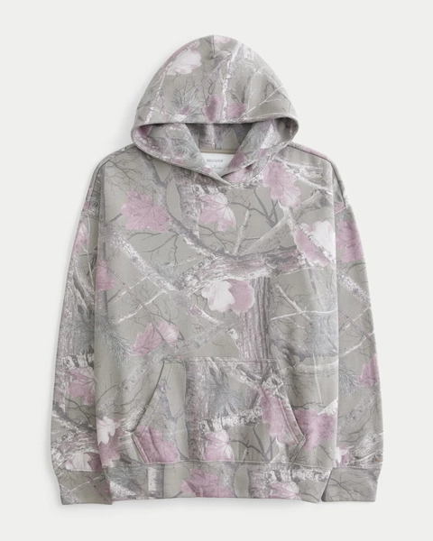 Oversized Camo Hoodie