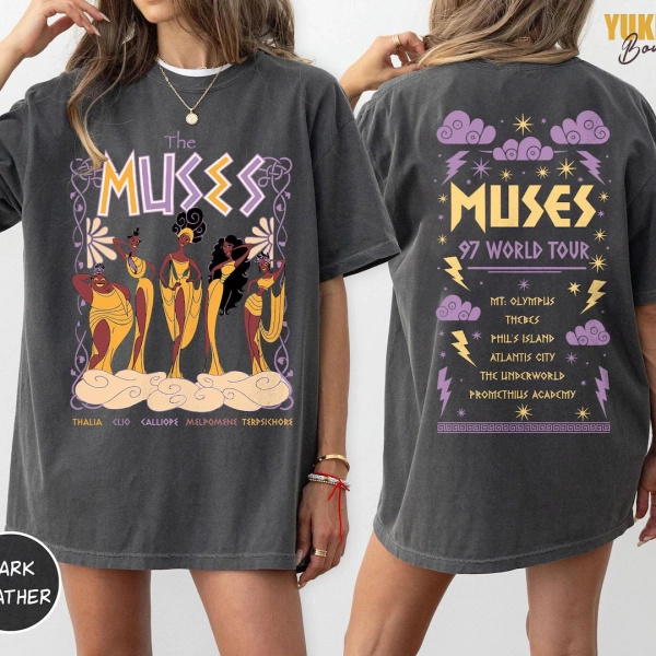 Vintage Disney Hercules the Muses 97 World Tour Shirts, Retro Disney Hercules Diva Muses Song Concert Shirt, WDW Disneyland Girl Trip Shirts - Etsy