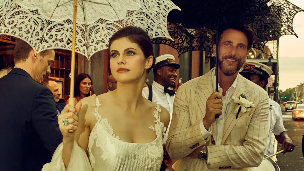 Alexandra Daddario Wore Danielle Frankel for Her Laid-Back Wedding in New Orleans