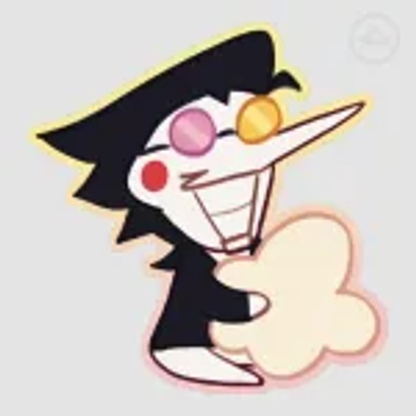 Spamton with one popcorn sticker by Kunmao - ACGGOODS