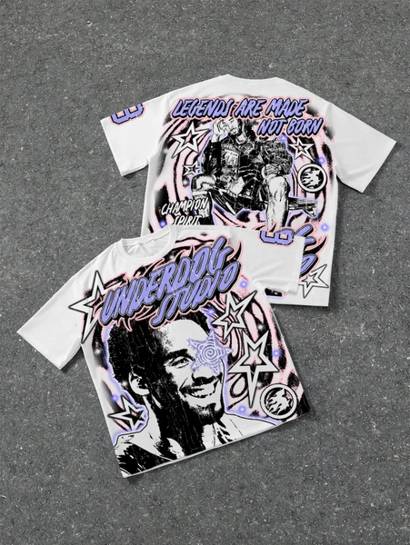 Vintage Basketball Legend Graphic T-shirt