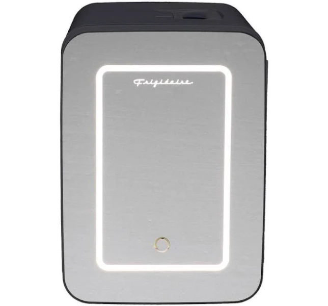 Restored Frigidaire Mini Portable Personal Fridge Lighted Mirror