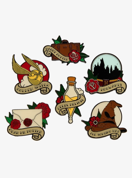 Loungefly Harry Potter Tattoo Blind Box Enamel Pin