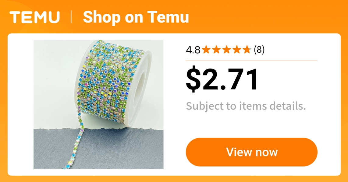 a 2 yard long   chain diy garment trim accessory - Temu