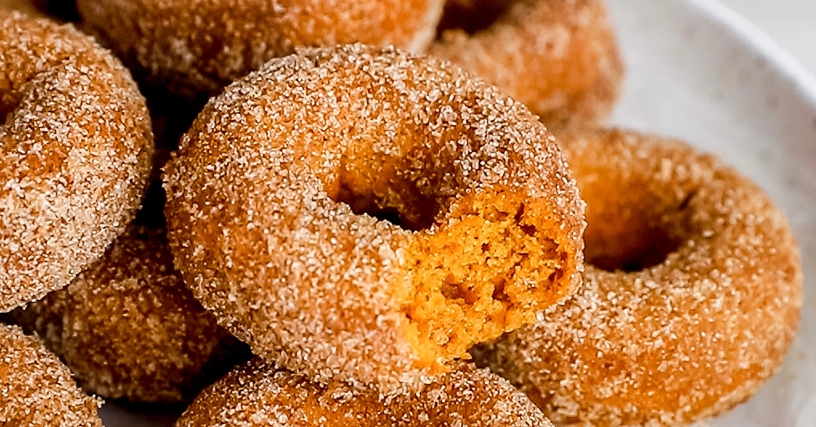 Baked Pumpkin Donuts {ready in 30 minutes}