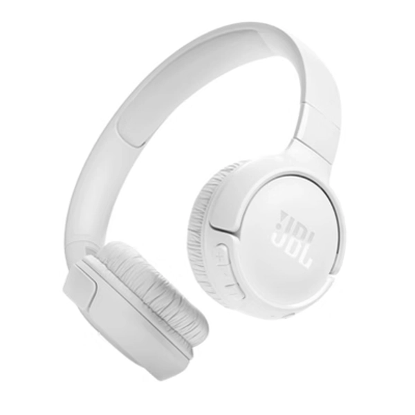 JBL Tune 520BT Bluetooth Wireless On-Ear Headphones - White: Built-In Microphone, USB-C