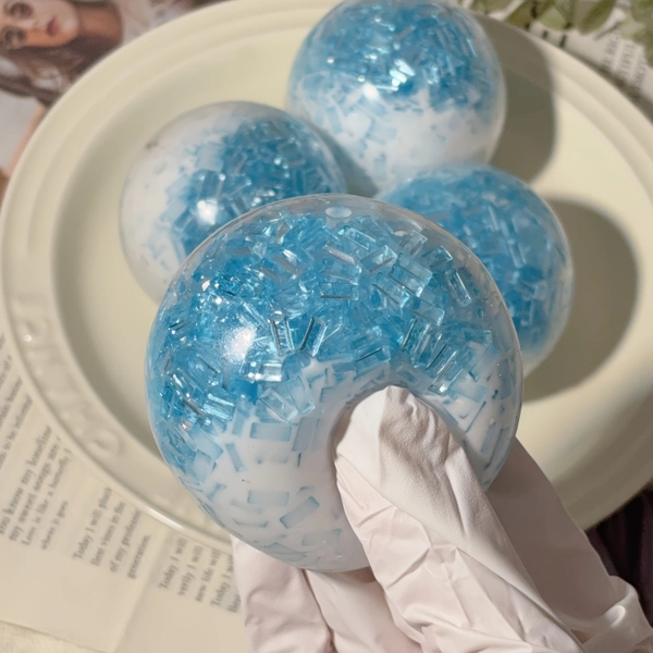 Adorable and Squishy Slow-rebound Squeeze Ball, Soft and Plump, Perfect for Various Holidays. A Fun Toy to Share with Friends. Enhances Focus. Compact and Portable, Ideal for Adults and Office Workers. Perfect Gift. Random Colors, Halloween "Restless