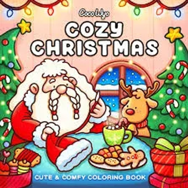 Cozy Christmas: Coloring Book for Adults and Kids Spiral-Bound [Spiral-bound] Coco Wyo Spiral-bound – Dec 3 2024