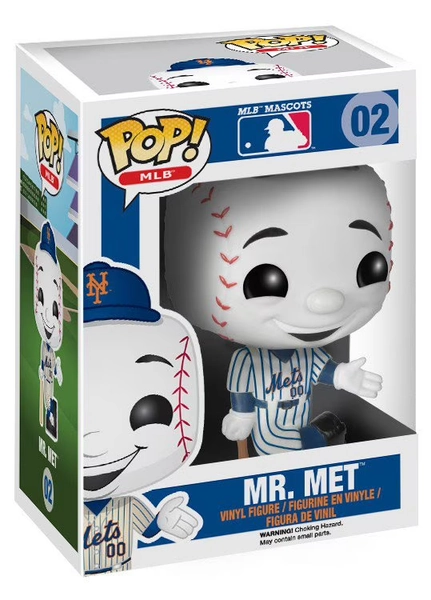 Funko Pop! MLB: MLB Mascots - Mr. Met - Walmart.com
