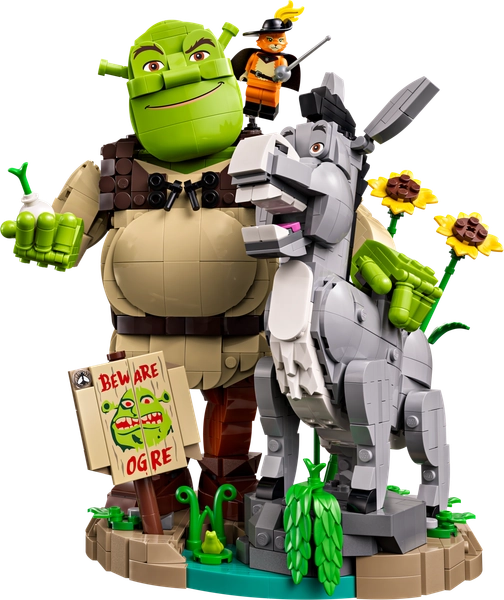 Shrek, Donkey & Puss in Boots