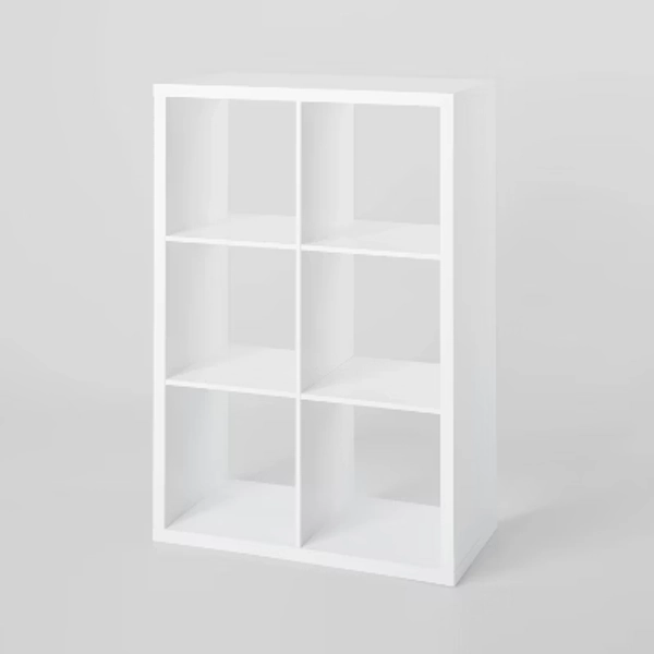 13'' 6 Cube Organizer White - Brightroom™