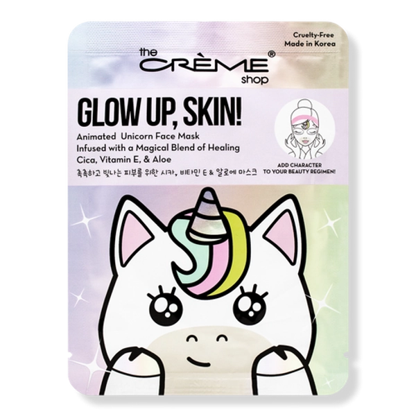 Glow Up, Skin! Animated Unicorn Face Mask