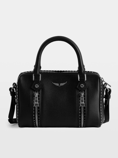 Sunny Studs XS Leather Bag in Black for Women | Zadig&Voltaire