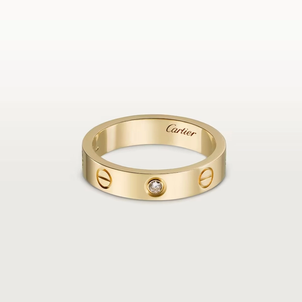 Bague LOVE, petit modèle, 1 diamant