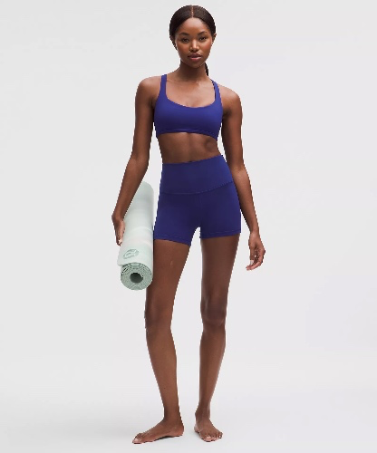 lululemon Align™ High-Rise Short 4" - Deep Sea Blue