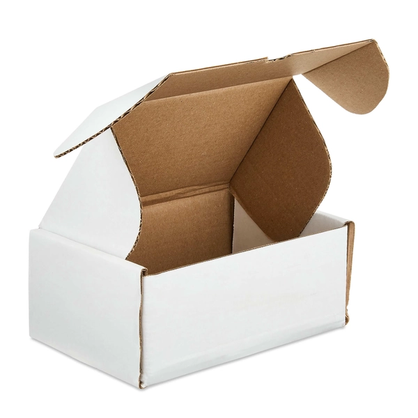 Pen+Gear Recycled Tuck-Top Shipping Box, 9 in L x 6 in W x 4 in H, White, 1 Count - Walmart.com