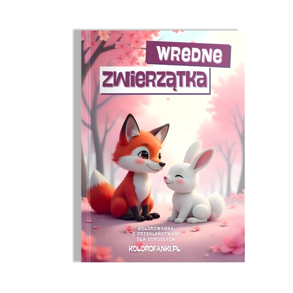 Wredne zwierzątka - kolorowanka z przekleństwami.