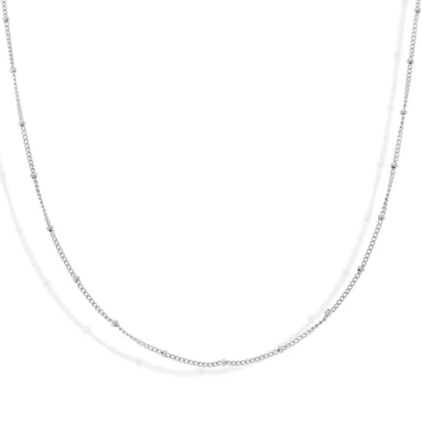 Gabriella Waterproof Silver Necklace