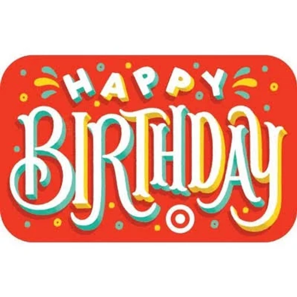 Target Birthday Type GiftCard