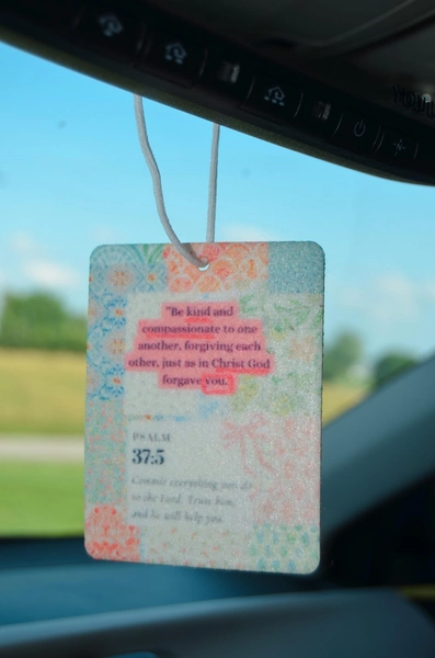 Cute Christian Air Freshener, Cute Car Air Freshener, Car Freshie, Cute Air Freshie, Positive Vibe, Bible Verse