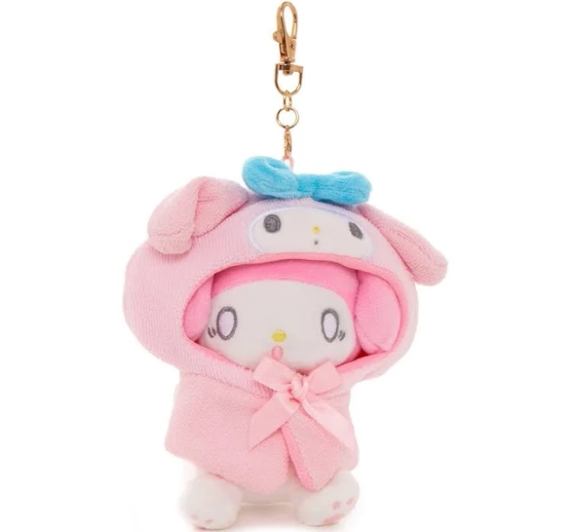 My Melody Frightened Plush Mascot Keychain