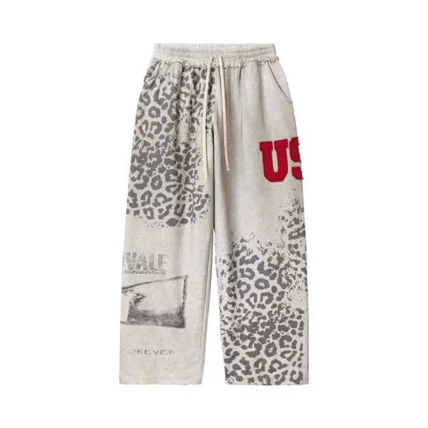 Vale Forever Cheetah Sweats 'Grey' - VALE 07 014 CS PP | GOAT
