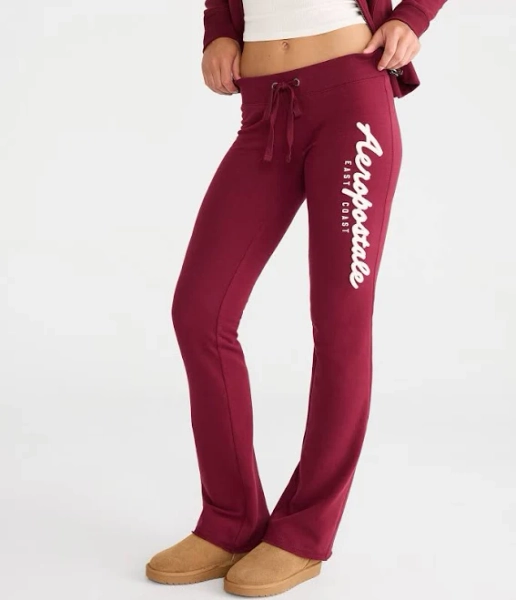 Aeropostale Women's East Coast Fit & Flare Cotton Sweatpants