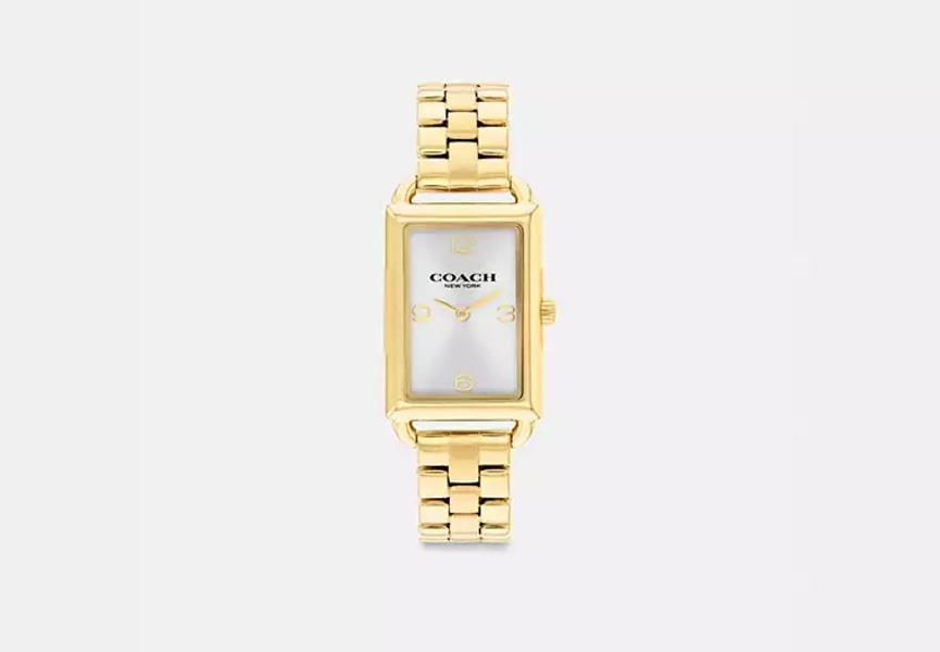 Gold Liz Watch, 30 Mm X 22 Mm