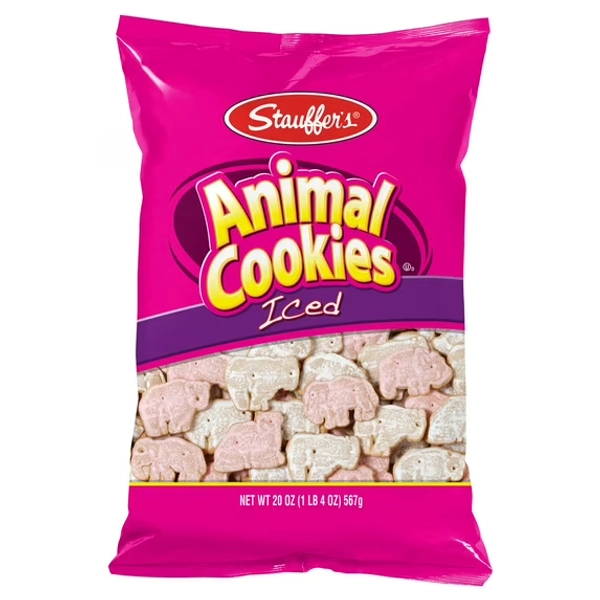 Stauffer's Iced Animal Cookies, 20oz Bag