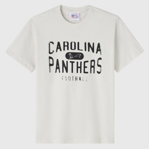 Unisex Carolina Panthers OVO x NFL Heather Gray T-Shirt