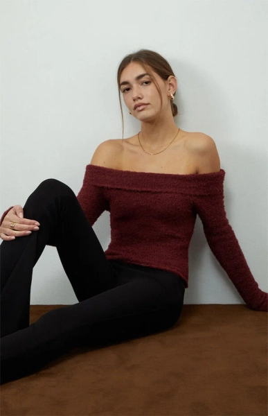 Cadence Off-The-Shoulder Sweater